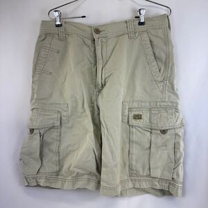 Levis Workwear Cargo Shorts Mens W32 Beige Utility Outdoor Casual‎ Everyday